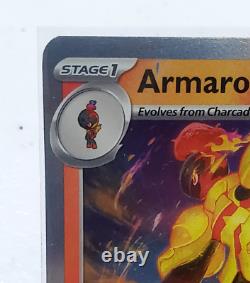 041/198 Armarouge Reverse Holo Rare Scarlet and Violet Pokemon TCG Error Card