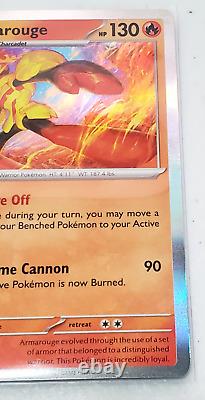 041/198 Armarouge Reverse Holo Rare Scarlet and Violet Pokemon TCG Error Card