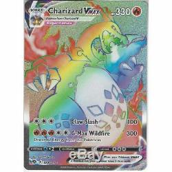 074/073 Charizard VMAX Rare Rainbow Card HR SWSH3.5 Champion's Path Pokemon TCG