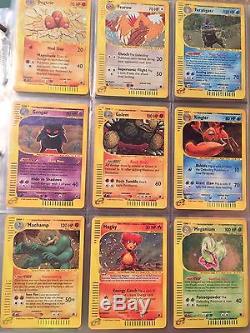 1-165 Card Complete Expedition Base Set Pokemon Near Mint Wotc Holos Rare Common