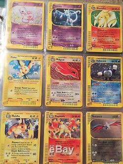 1-165 Card Complete Expedition Base Set Pokemon Near Mint Wotc Holos Rare Common
