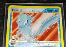 1 x Mew GOLD STAR 101/101 Ex Dragon Frontiers HOLO RARE Pokemon Card NEAR MINT