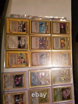 100+ Cards Vintage Binder Pokemon Cards Rare Collection Lot 6 WOTC HOLO +Promo