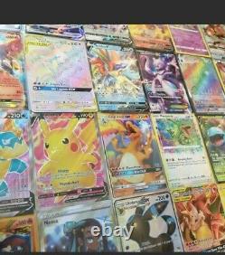 1000 MINT ULTRA RARE, HOLO, RARE AUTHENTIC POKEMON Card Lot Bulk TCG Cards