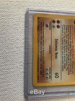 1995 1st Edition Rare Holo Foil Machamp Pokemon Card Near Mint Condition 8/102