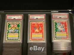 1995 TOPSUN 120+ PSA 10 Cards Japanese Pokemon GREEN BACK Gem Mint Set Charizard
