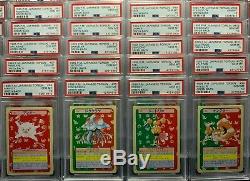 1995 TOPSUN 120+ PSA 10 Cards Japanese Pokemon GREEN BACK Gem Mint Set Charizard