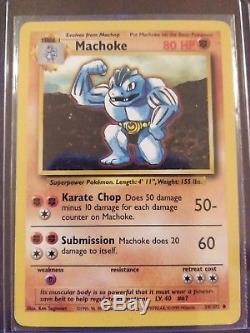1995 pokemon card Machoke