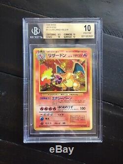 1996 Charizard Holo Base Set Japanese BGS 10 Pristine Pokemon Card HTF Rare Subs