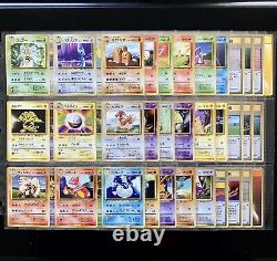 1996 Pokemon Base Set COMPLETE Non Holo Cards Lot RARE Japanese Edition NM+ MINT