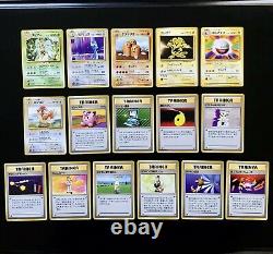 1996 Pokemon Base Set COMPLETE Non Holo Cards Lot RARE Japanese Edition NM+ MINT