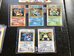 1998 Japanese Pokemon CD & Promo Cards Charizard Venusaur HOLO BLEED COMPLETE