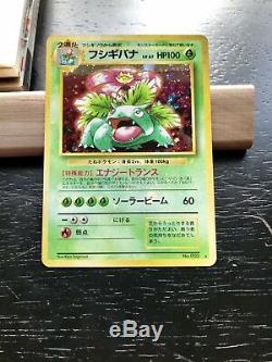 1998 Japanese Pokemon CD & Promo Cards Charizard Venusaur HOLO BLEED COMPLETE