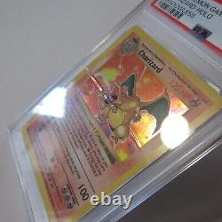 1999 Base Set 4/102 Shadowless Charizard HOLO Rare Pokémon TCG PSA Graded 1