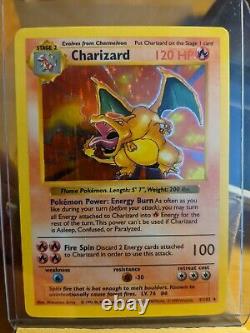 1999 Base Set Shadowless Holo Charizard Pokemon Card 4/102 Rare WoTC