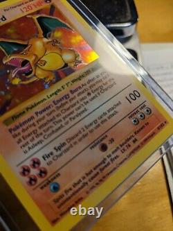 1999 Base Set Shadowless Holo Charizard Pokemon Card 4/102 Rare WoTC