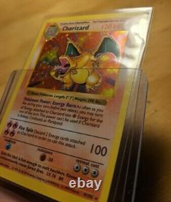 1999 Base Set Shadowless Holo Charizard Pokemon Card 4/102 Rare WoTC