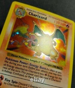 1999 Base Set Shadowless Holo Charizard Pokemon Card 4/102 Rare WoTC