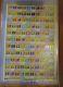 1999 Fossil Holo Rare Pokemon Card Uncut Sheet. 110 Cards. Kb Toys Promotion