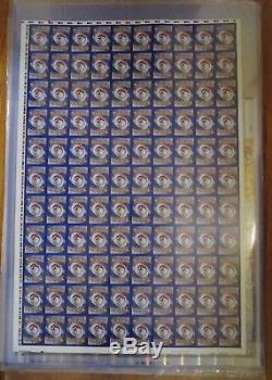 1999 FOSSIL Holo Rare Pokemon Card Uncut Sheet. 110 cards. KB Toys Promotion