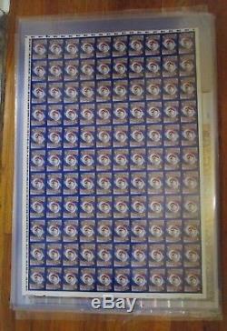 1999 FOSSIL Holo Rare Pokemon Card Uncut Sheet. 110 cards. KB Toys Promotion