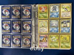 1999 Pokémon 100% Complete Base Set 102/102 Holo Rare Old Pokemon Cards