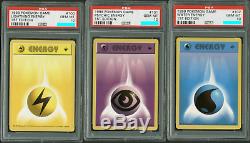 1999 Pokemon 1st Ed Shadowless 70 102 Complete 33 Card Trainer Base Set PSA 10