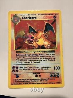 1999 Pokemon Base Set Charizard Shadowless Holo Rare #4/102