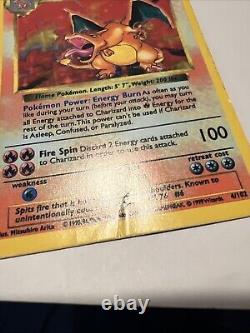 1999 Pokemon Base Set Charizard Shadowless Holo Rare #4/102