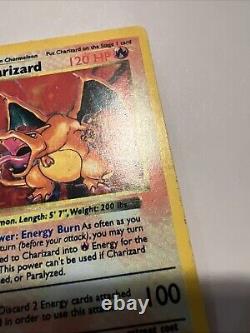 1999 Pokemon Base Set Charizard Shadowless Holo Rare #4/102