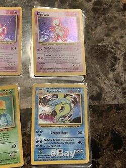 1999 Pokemon Base Set Lot Holo Rare Unlimited Cards Mewtwo Venusaur And More