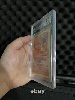 1999 Pokemon Base Set Shadowless 1st Edition Holo Charizard-BGS 8.5 THICK STAMP