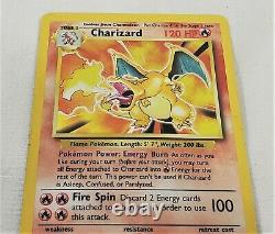 1999 Pokemon Base Set Unlimited Charizard Trading Card 4/102 Holo Rare