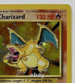 1999 Pokémon Charizard Holo 4/102 Base Set Unlimited Rare MP