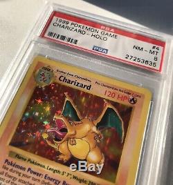 1999 Pokemon Shadowless Charizard PSA 8 Nm/mt Holo Rare Card