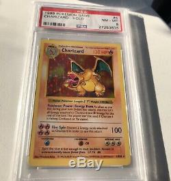 1999 Pokemon Shadowless Charizard PSA 8 Nm/mt Holo Rare Card