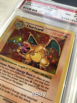 1999 Pokemon Shadowless Charizard PSA 8 Nm/mt Holo Rare Card