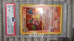 1999 Pokemon game Shadowless Charizard holo Holographic card # 4 psa 8 nm/mint