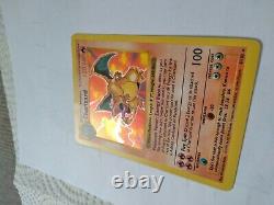 1999 Shadowless Charizard 4/102 Pokemon Card Base Set Holo Rare WOTC