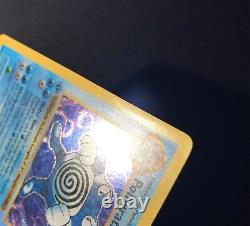 1st Edition Poliwrath 13/102 Base Set (Shadowless) Holo Rare Pokemon Card 1999