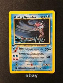 1st Edition Shining Gyarados Neo Revelation 65/64 Holo Rare Pokemon Card