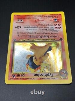 1st Edition Typhlosion 17/111 Holo Rare Pokemon Card