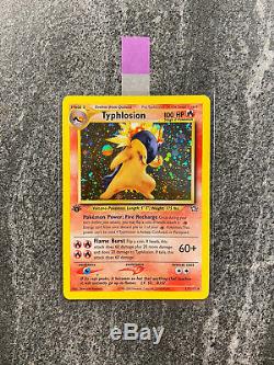 1st Edition Typhlosion Neo Genesis T17 17/111 Pokemon Card Holo Rare Mint
