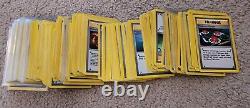 2.1k Damaged/HP VINTAGE Pokemon Card Lot with Holos, 1st Editions, Rares, and More