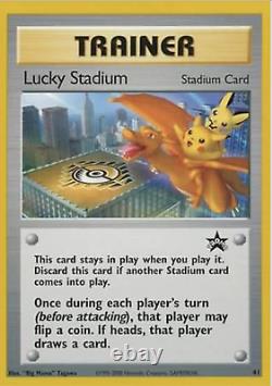 2 CARDS RARE MINT SEALED #40 Pokemon Center #41 Lucky Stadium Black Star Promo