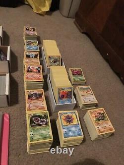 200 Lot PLAYED Original Vintage Rare Pokemon Cards Holo 1st Edition Shadowless