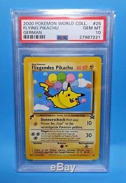 2000 Pokemon PIKACHU World Collection 9 card Complete Graded Set All PSA-10 GM