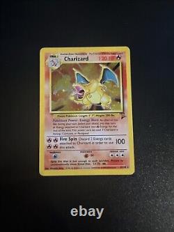 2000 Pokemon TCG Charizard 4/130 Unlimited Holo Rare Base Set 2 MP