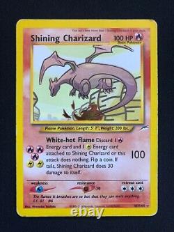 2000 Shining Charizard Neo Destiny Secret Rare107/105 Holo Pokemon Card MP HP