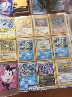 2000 pokemon cards including EXs and holos and card protector SOME OLD / RARE
